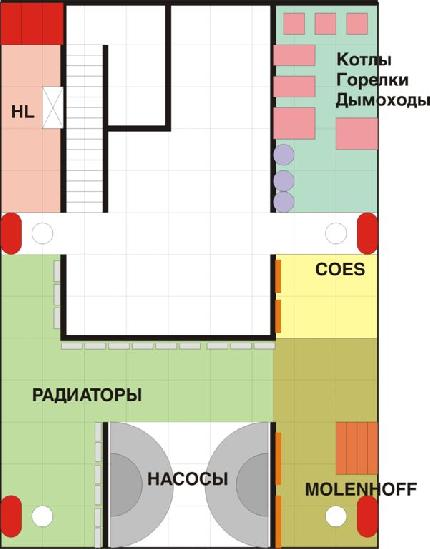 Планировка стенда компании № 1 